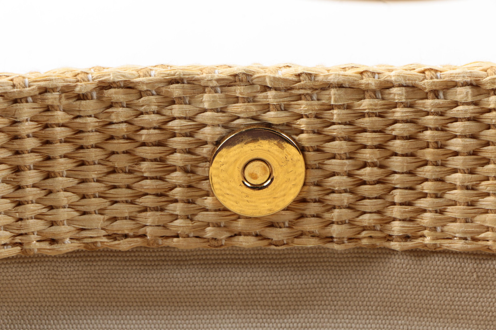 Tory Burch Metallic Logo Woven Tote