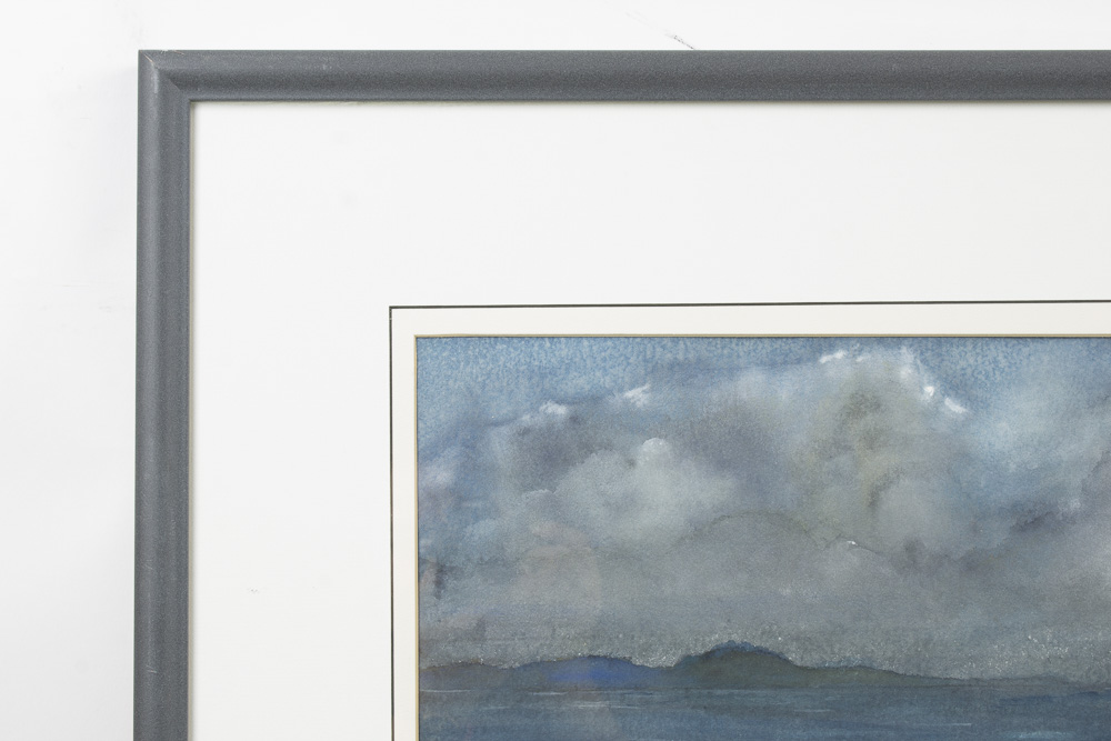 Teveluwe 1955 Watercolor Painting on Paper "Quirke Lake, Ontario 1953"