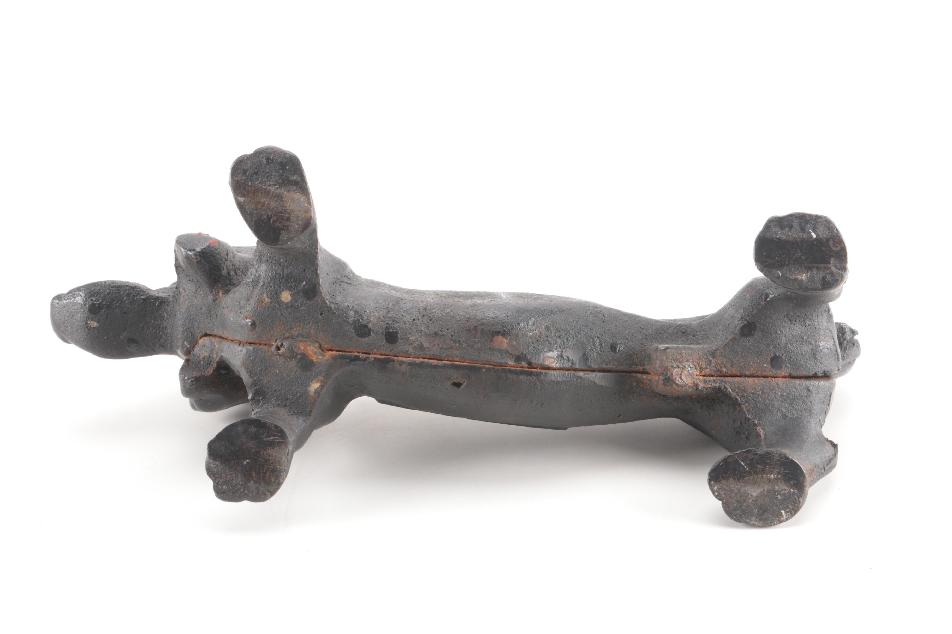 Cast Iron Dachshund Boot Scraper