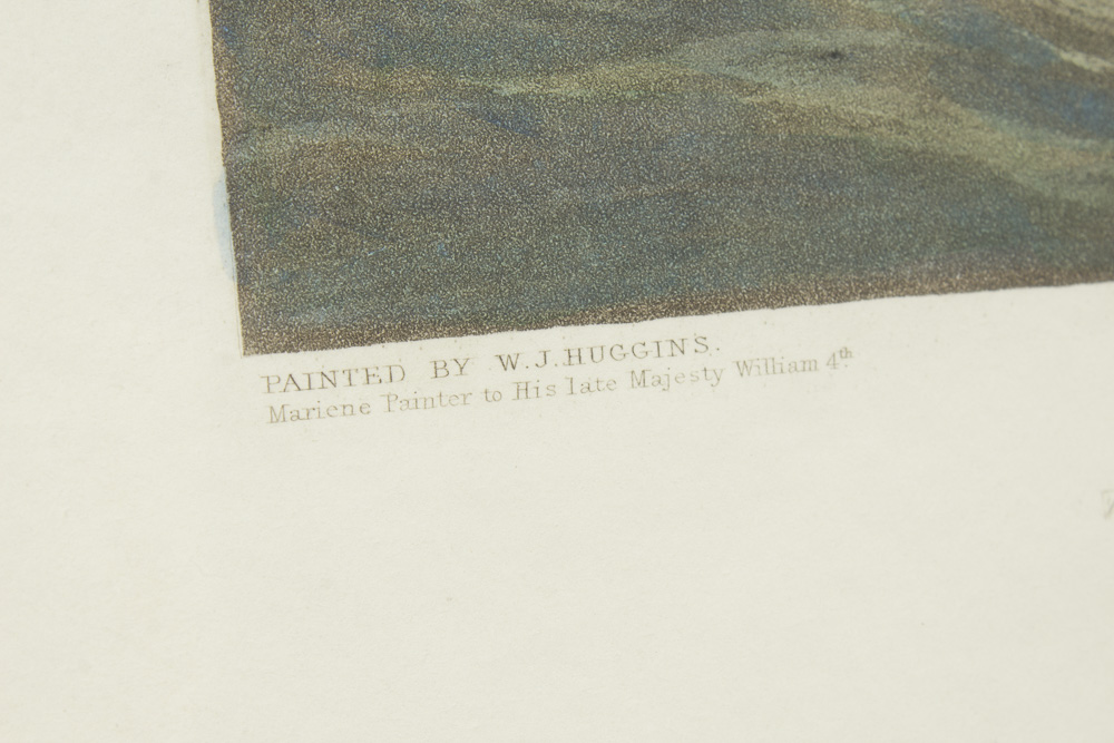 Hand-Colored Aquatint Etching After William John Huggins' "The Wellington"