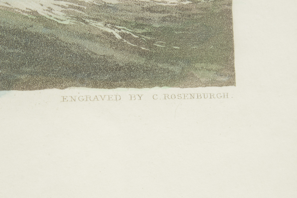 Hand-Colored Aquatint Etching After William John Huggins' "The Wellington"