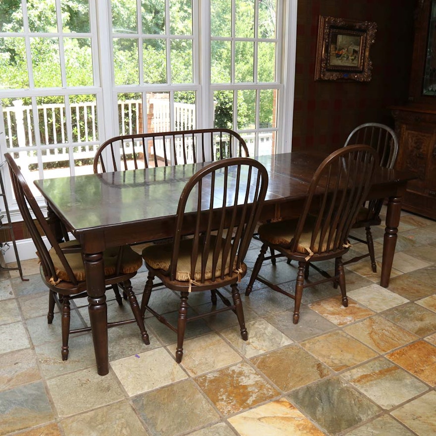 Farmhouse Style Dining Table and Chairs