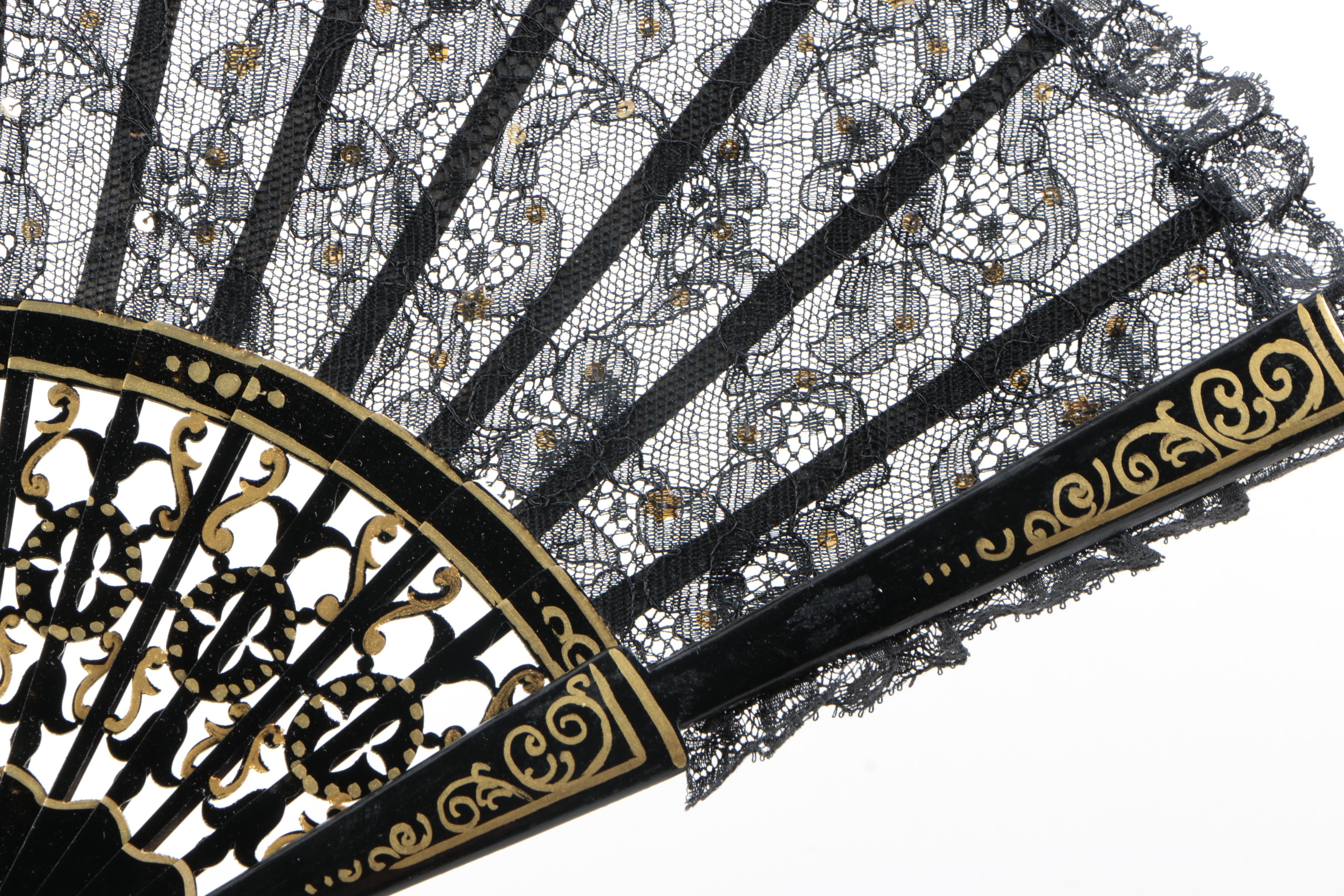 Vintage Wooden Hand Fans