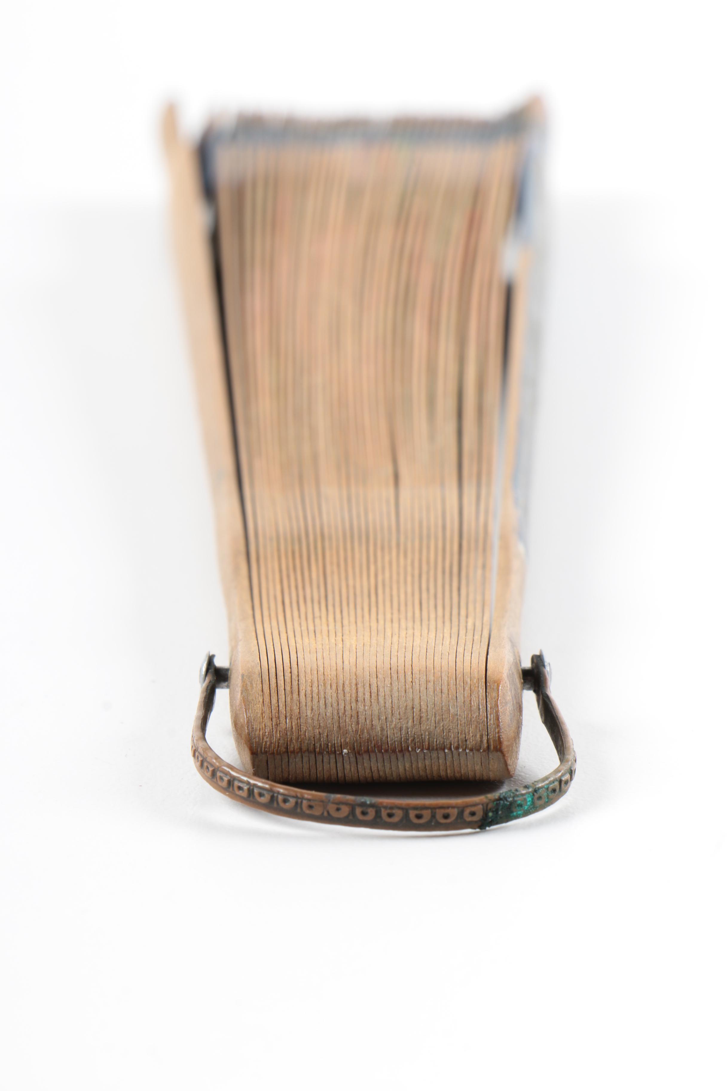 Vintage Wooden Hand Fans