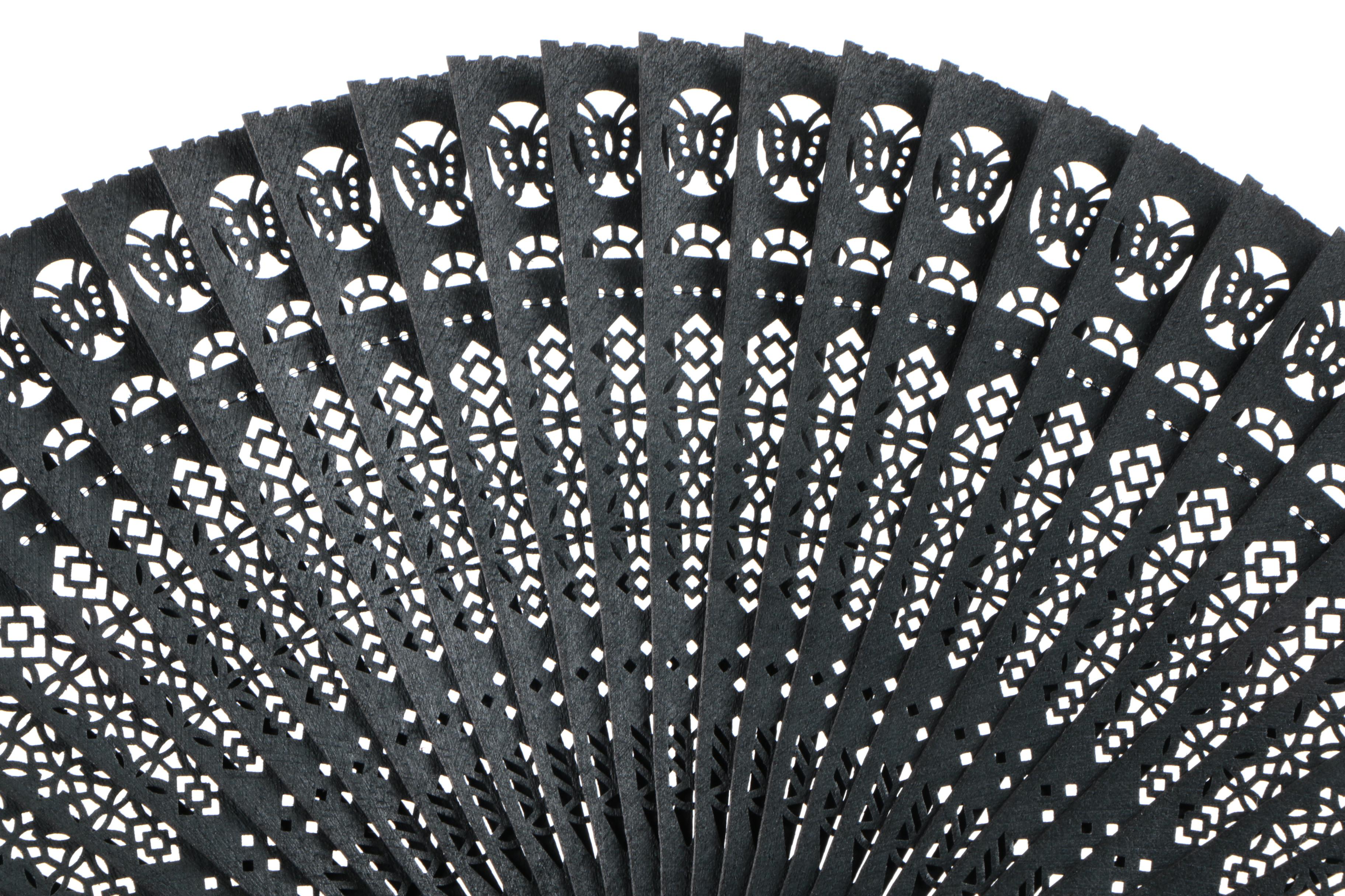 Vintage Wooden Hand Fans