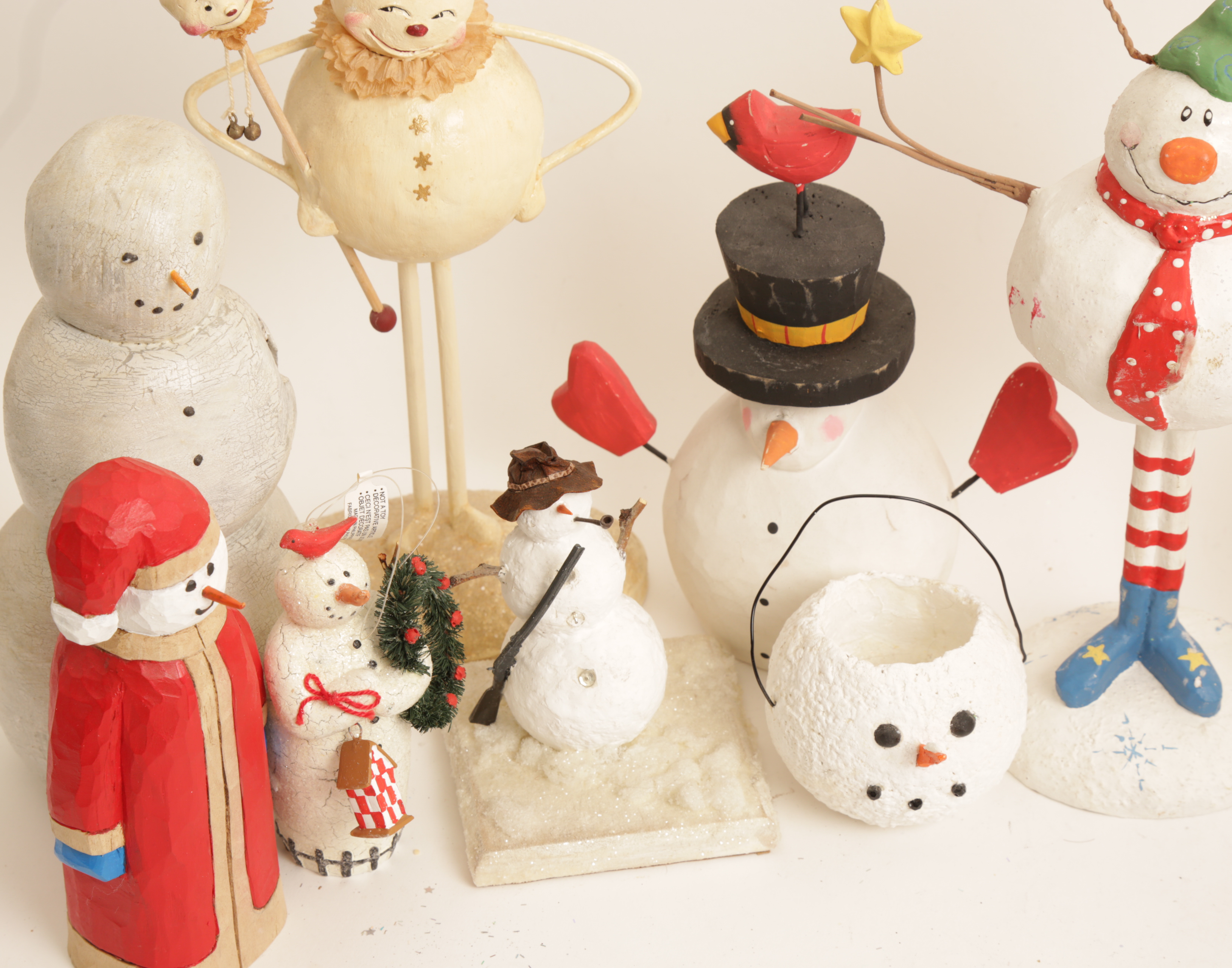 Collection of Snowman Figurines