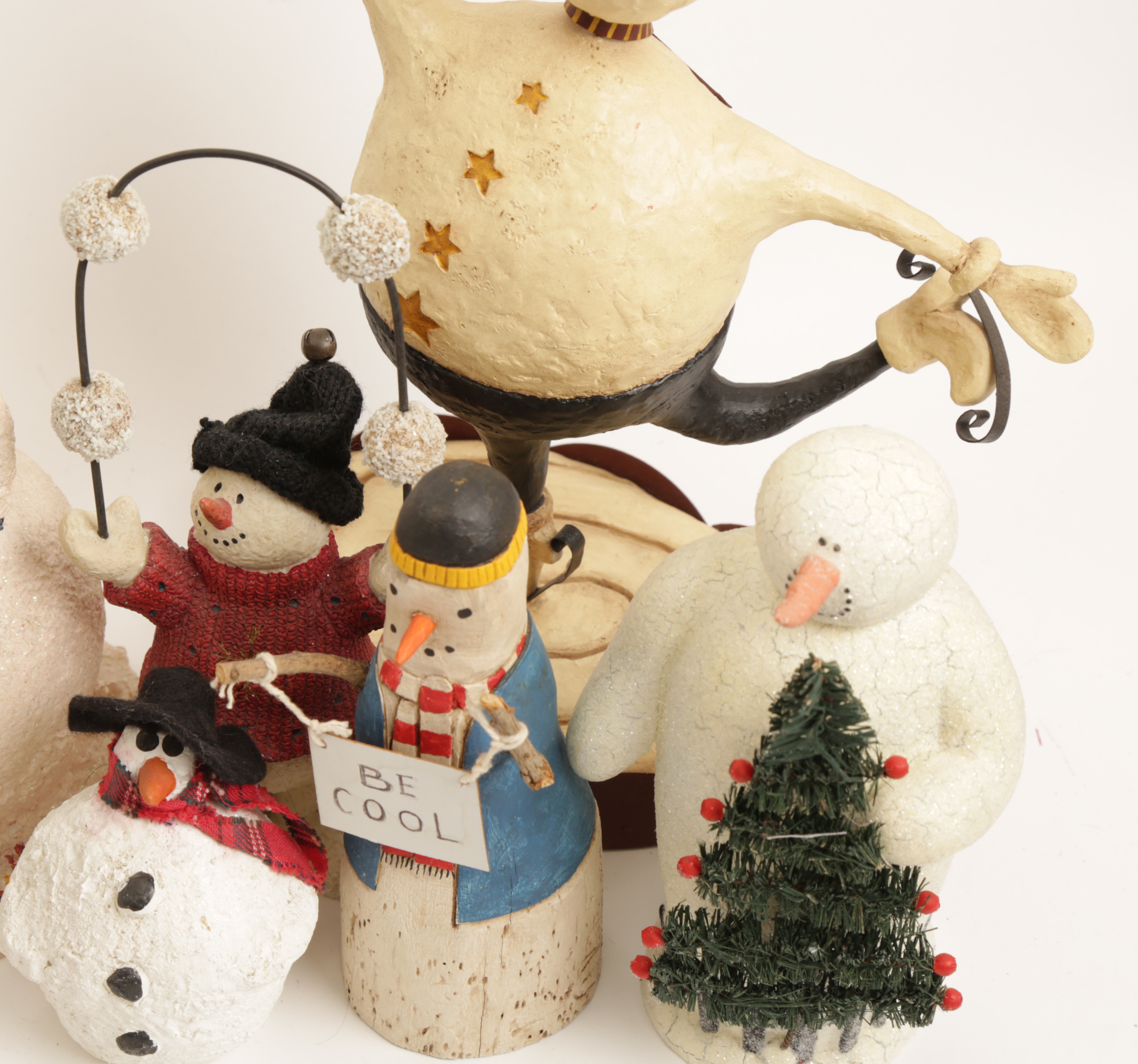 Collection of Snowman Figurines