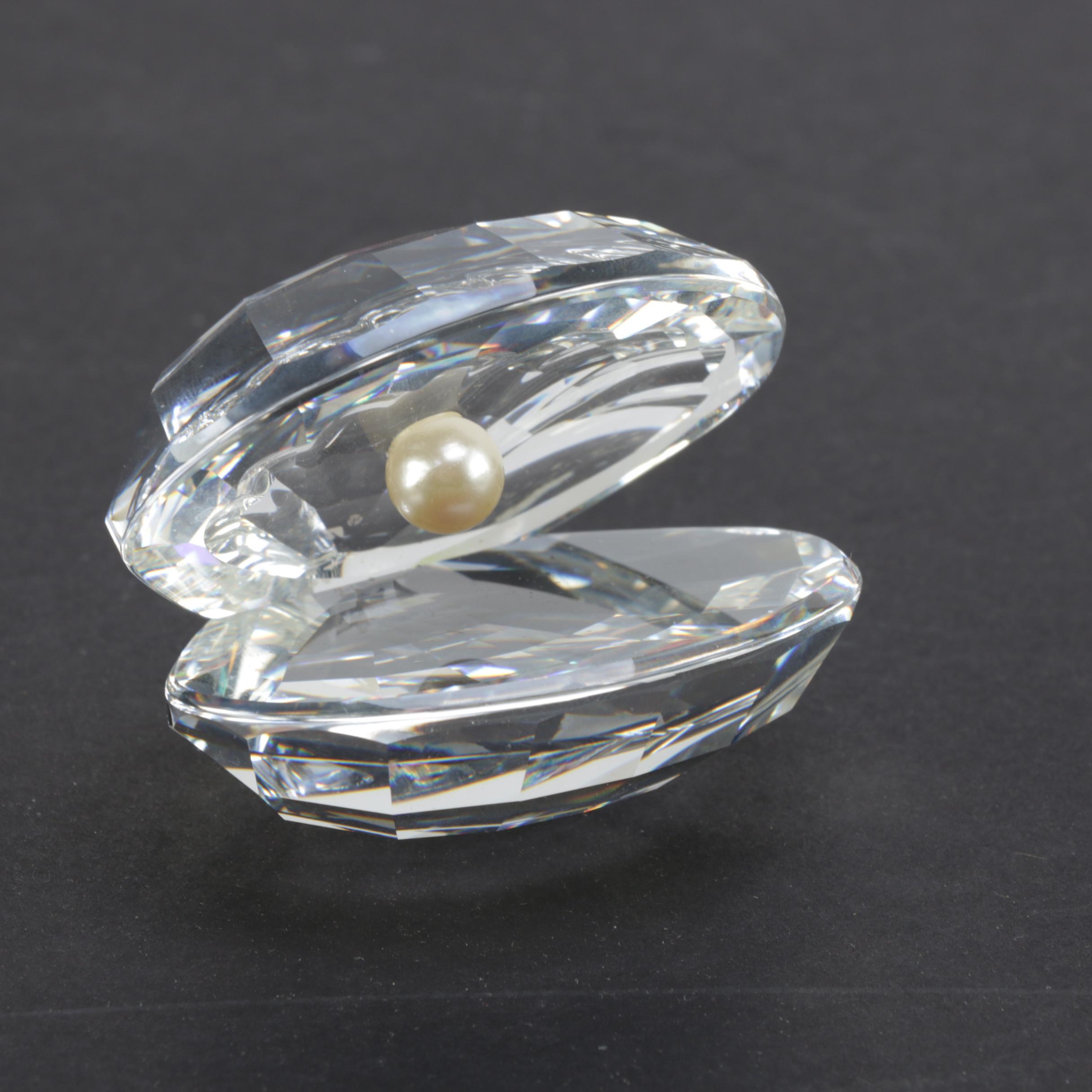 Swarovski Crystal Clam Figurine