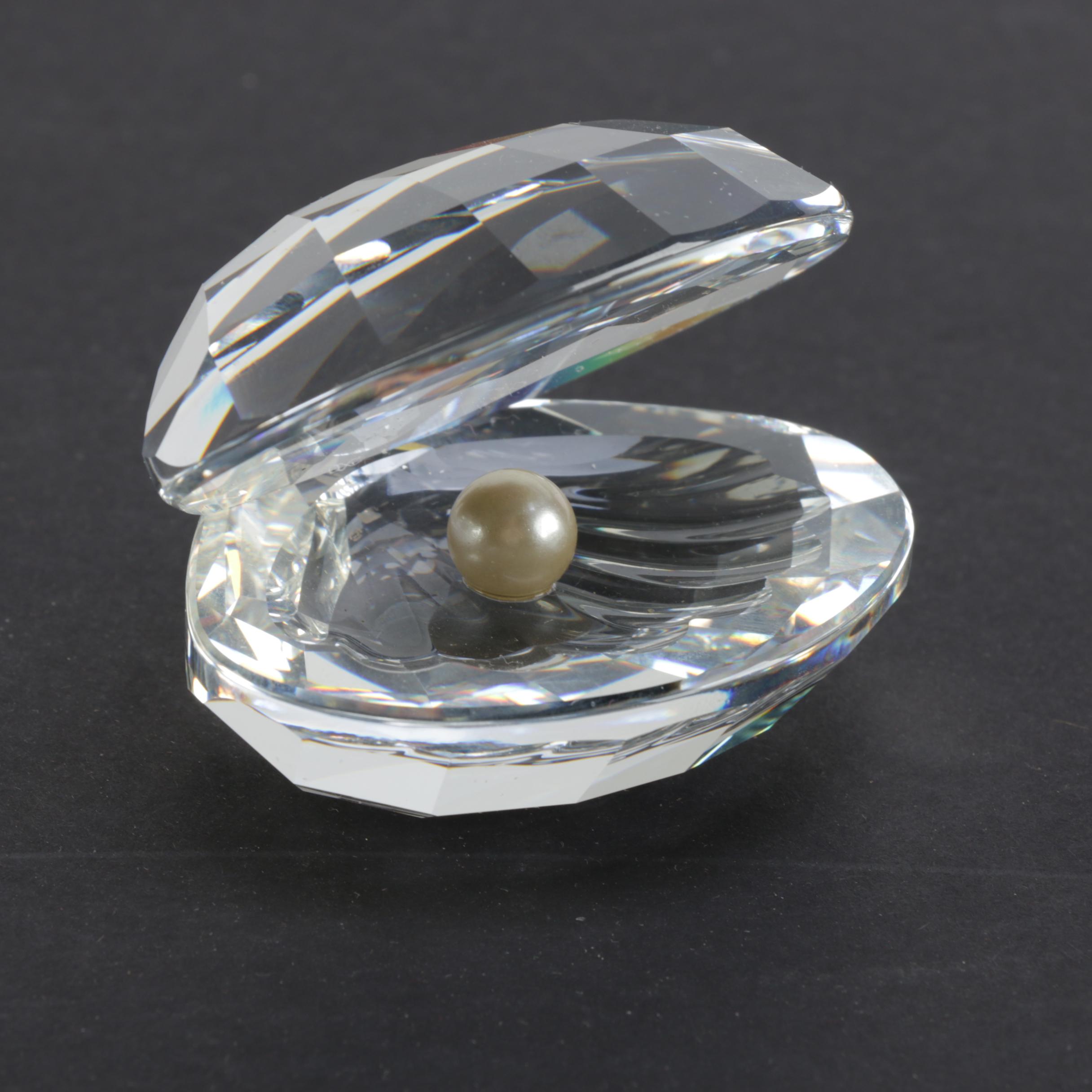 Swarovski Crystal Clam Figurine