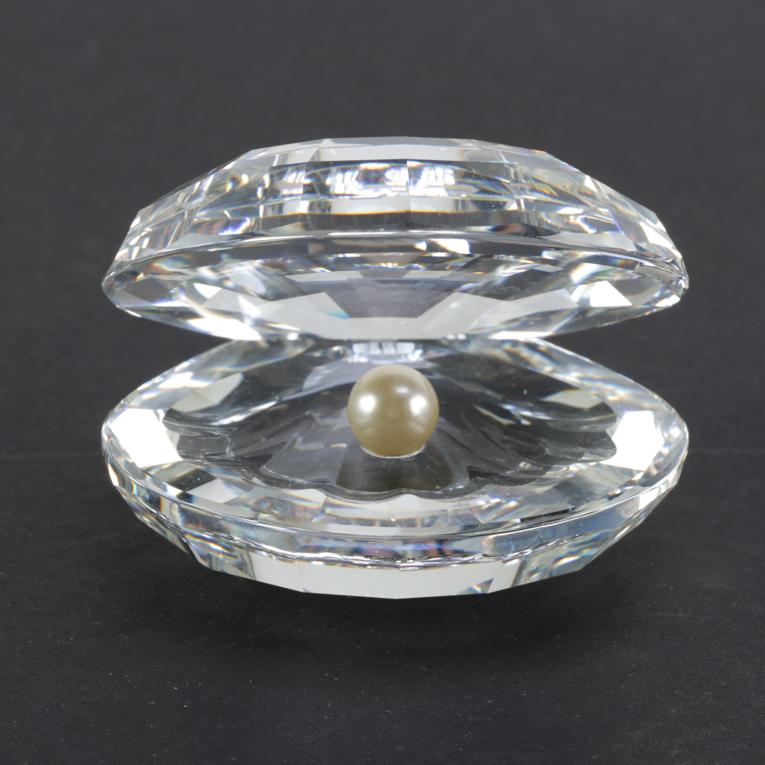 Swarovski Crystal Clam Figurine