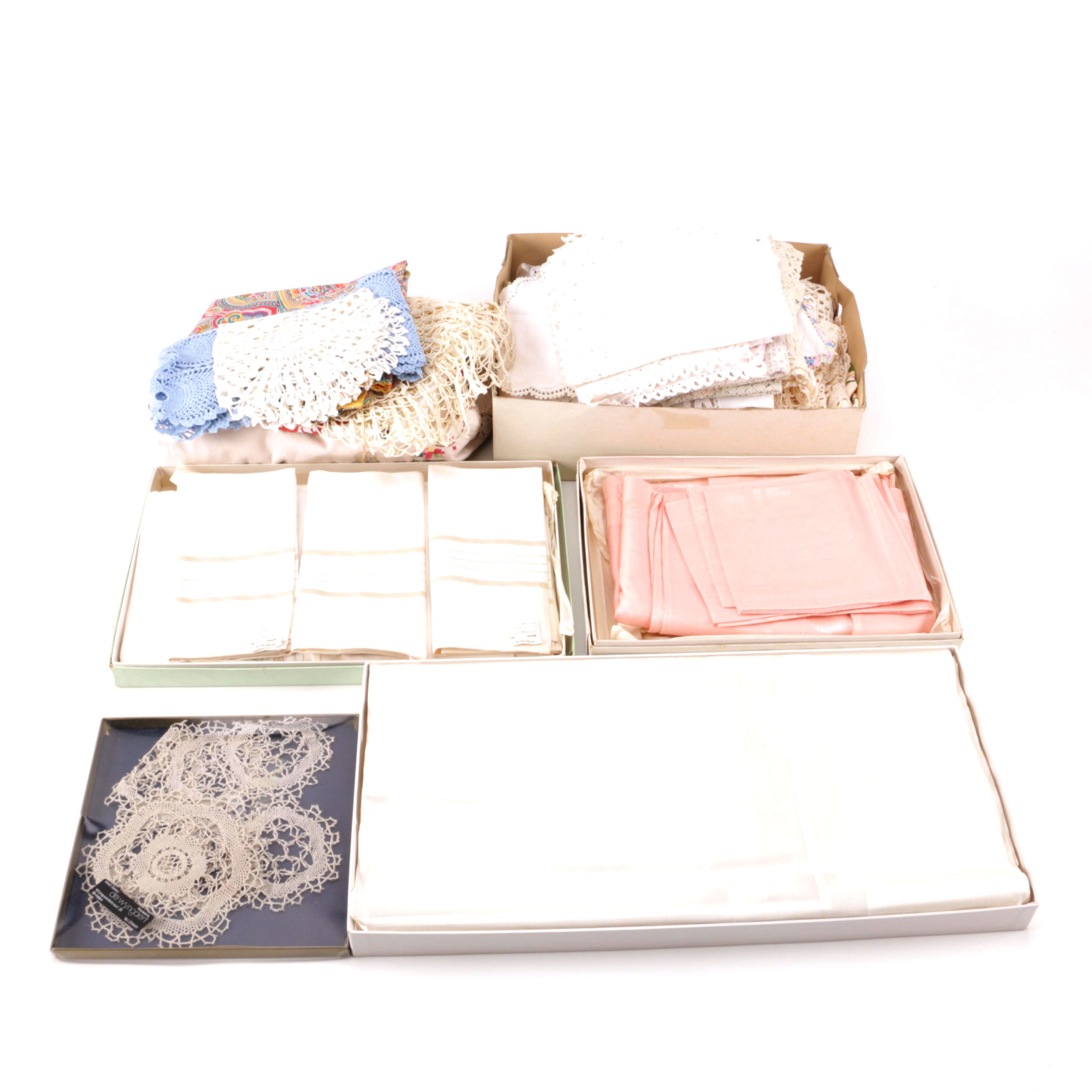 Vintage Kitchen Linens and Doilies