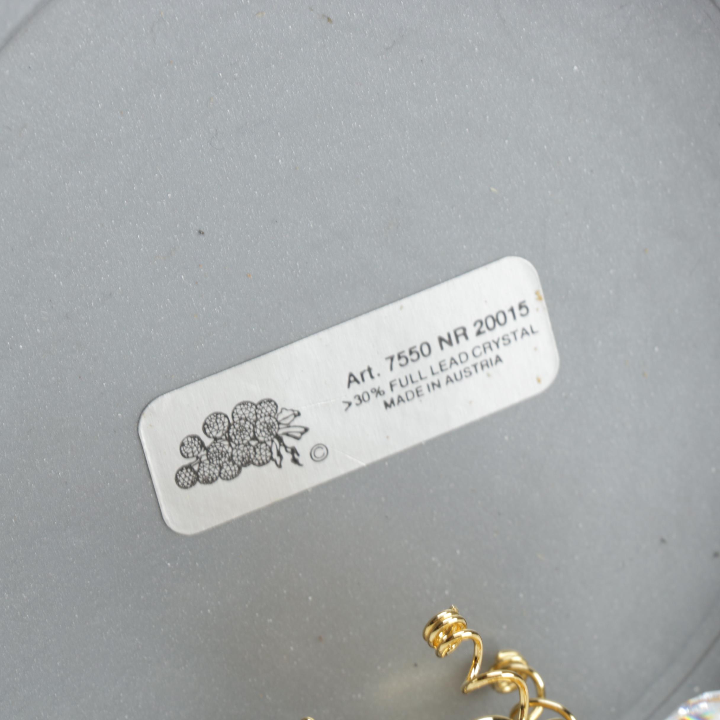 Swarovski Crystal Bunch of Grapes Figurine