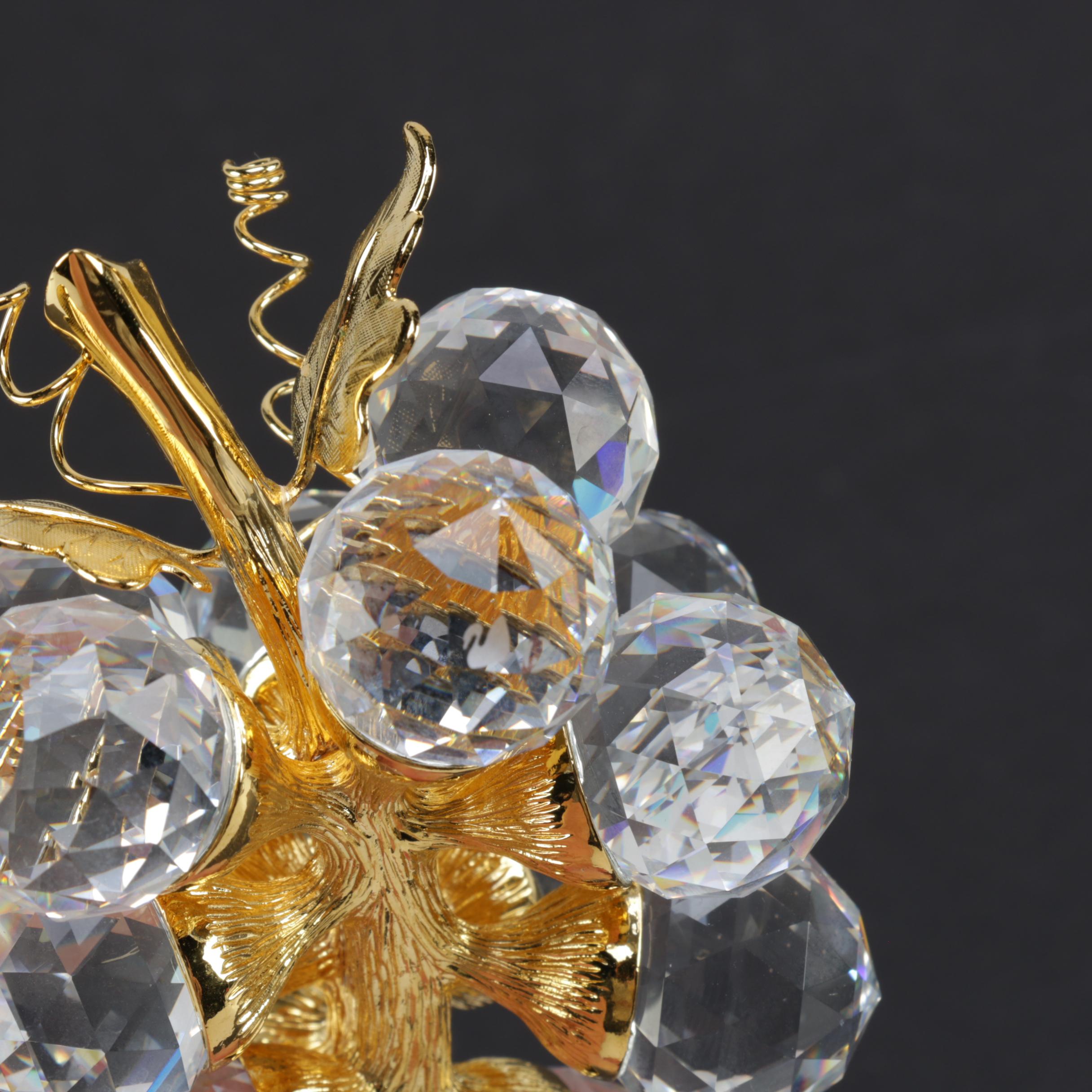 Swarovski Crystal Bunch of Grapes Figurine