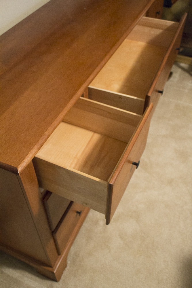 Eight-Drawer Low Dresser by Nadeau of Canada