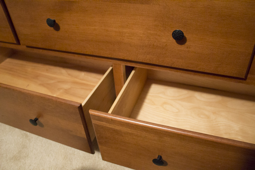 Eight-Drawer Low Dresser by Nadeau of Canada