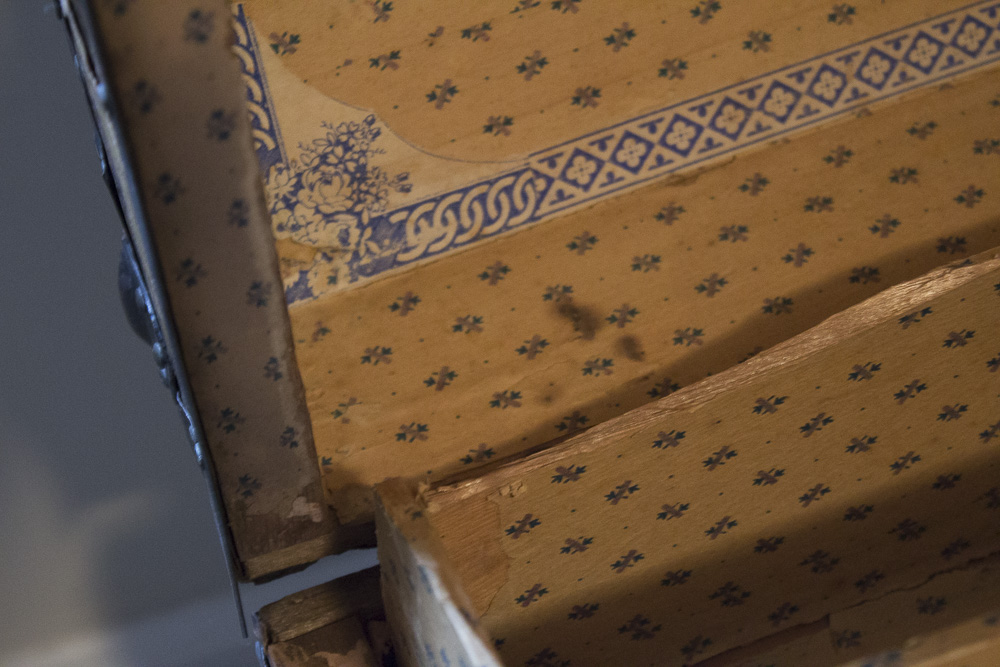 Antique Dome Top Steamer Trunk