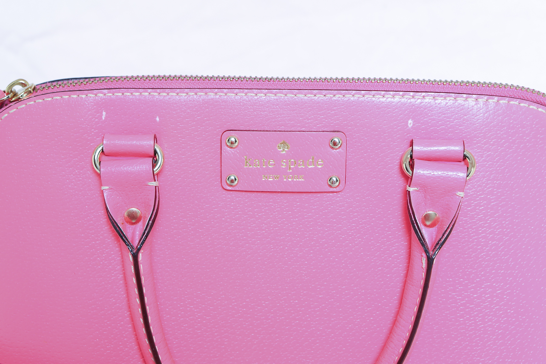 Coral Pink Kate Spade Wellesley Rachelle Bag and Zipper Pouch