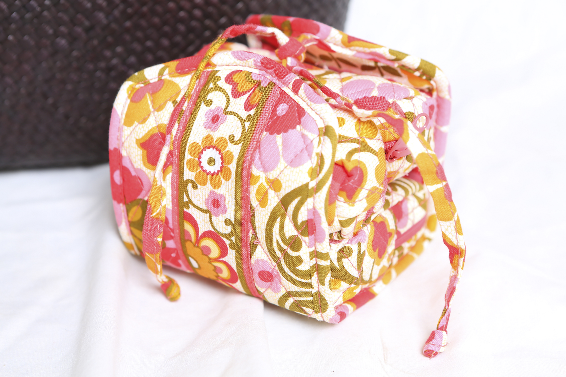 Tote, Sun Hat and Vera Bradley Travel Cube