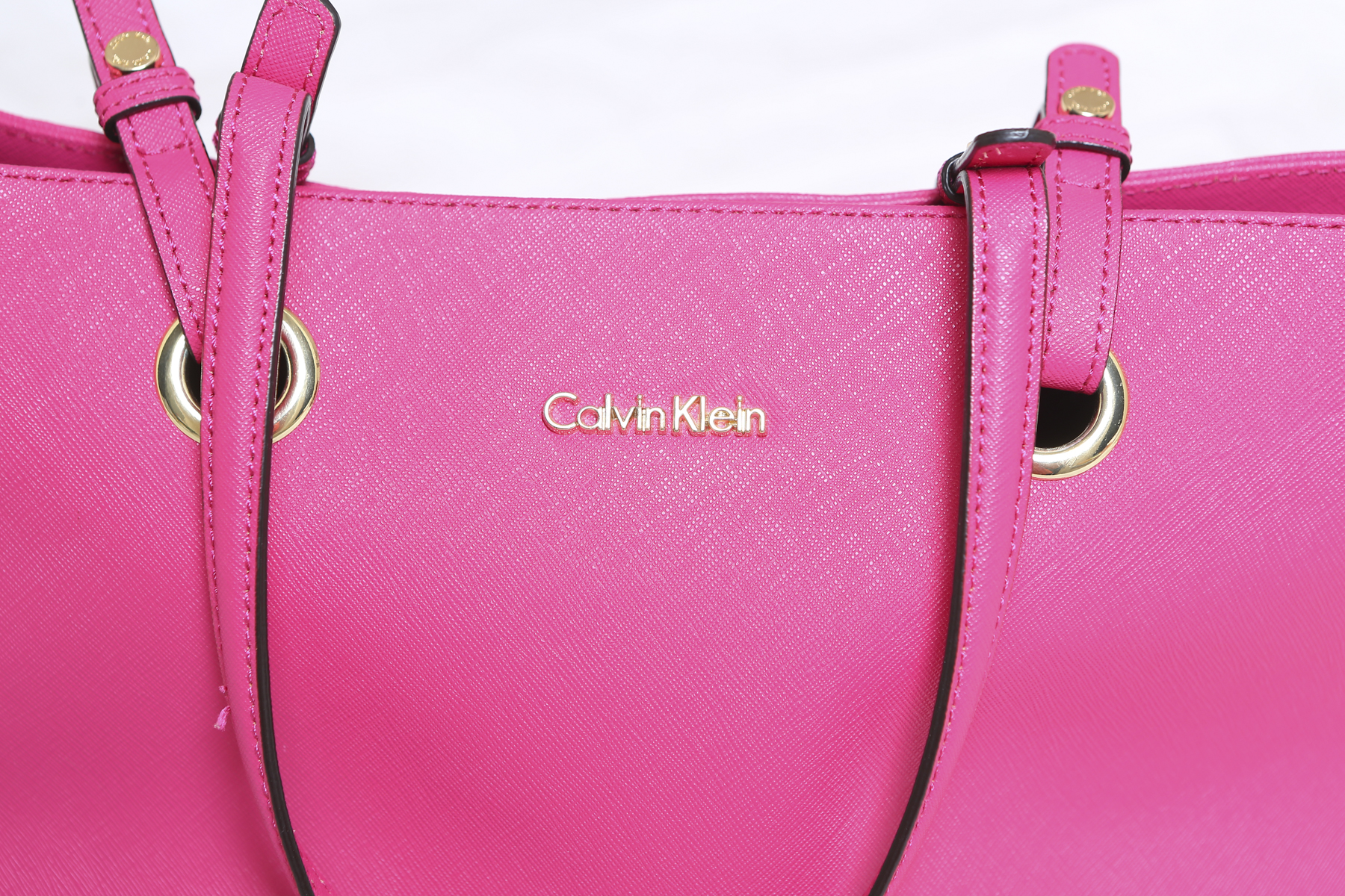 Hot Pink Calvin Klein Tote Bag