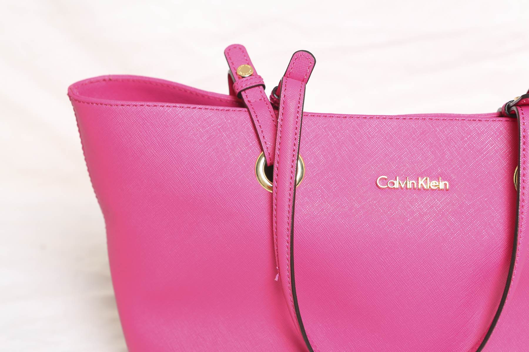 Hot Pink Calvin Klein Tote Bag