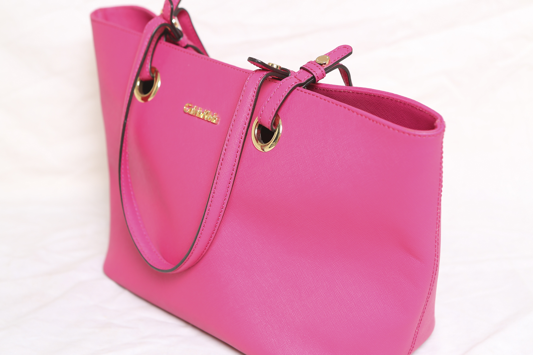 Hot Pink Calvin Klein Tote Bag