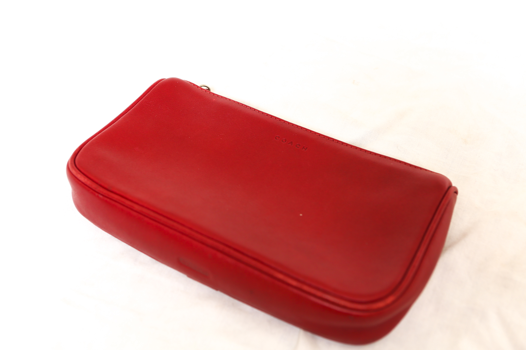 Coach Leather Wallet and Zipper Pouch