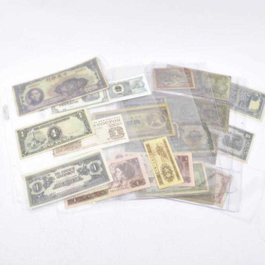 Collection of U.S. and Foreign Currency