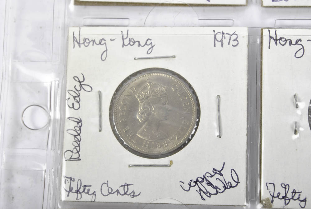 Collection of Coins from Hong Kong and Haiti