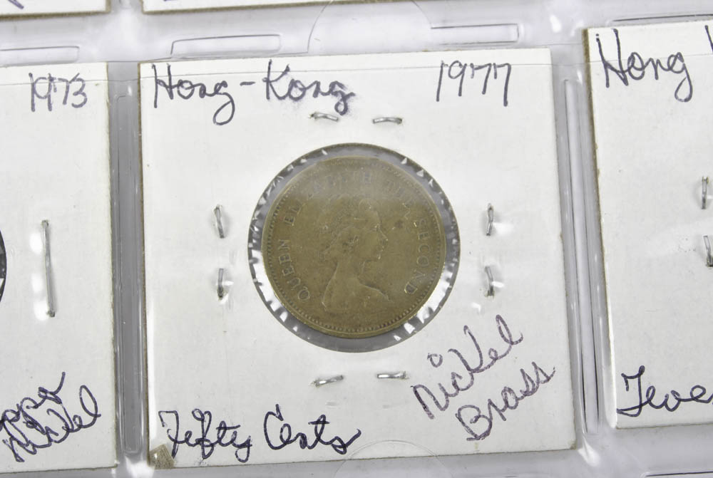 Collection of Coins from Hong Kong and Haiti