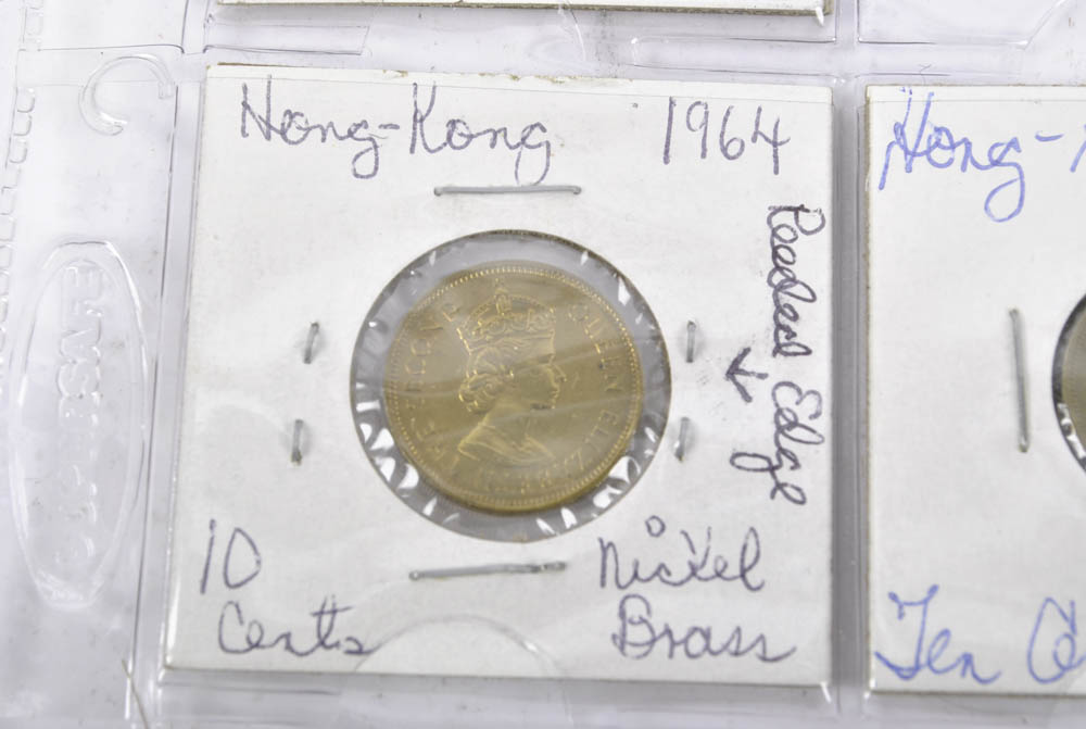 Collection of Coins from Hong Kong and Haiti