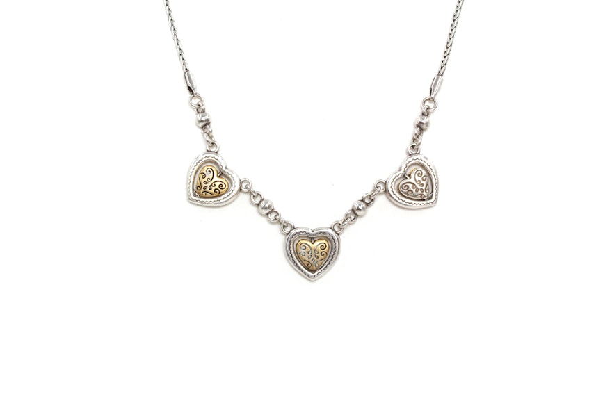 Brighton Heart Charm Necklace