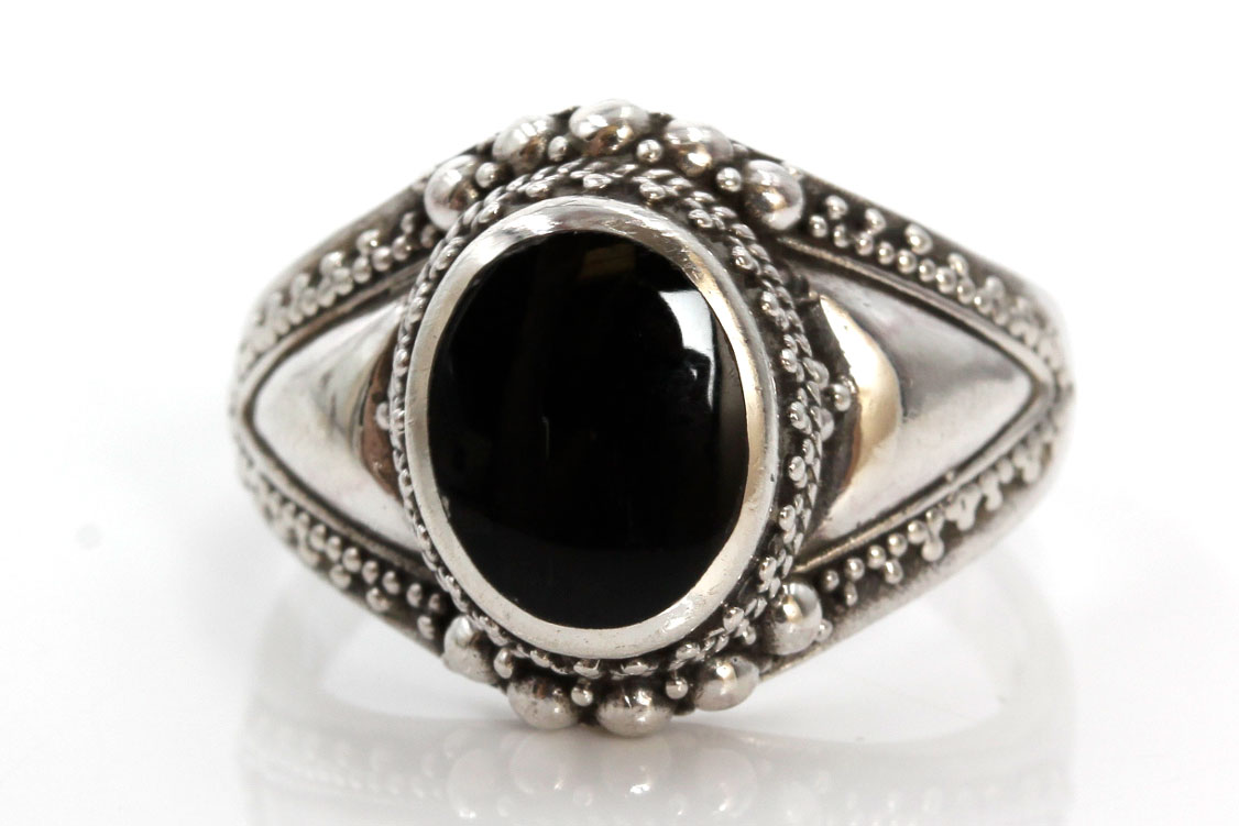 Sterling Silver Black Onyx Jewelry