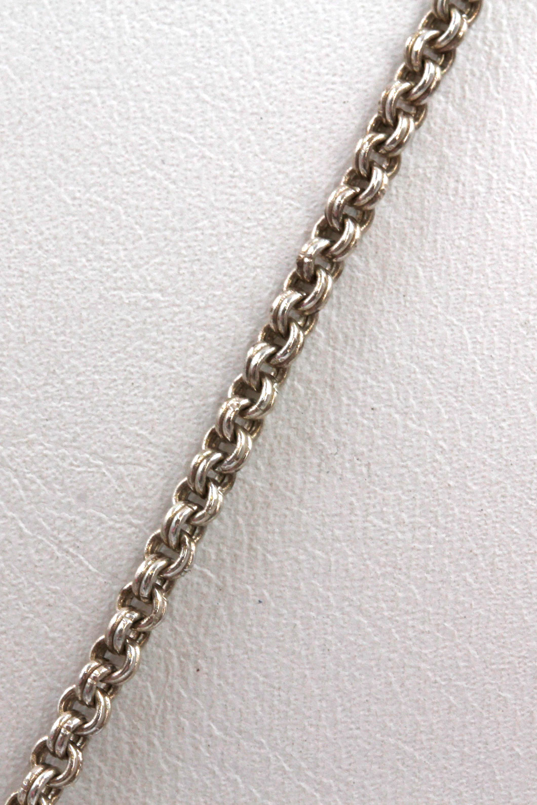 Sterling Silver Pink Mother of Pearl Pendant Necklace