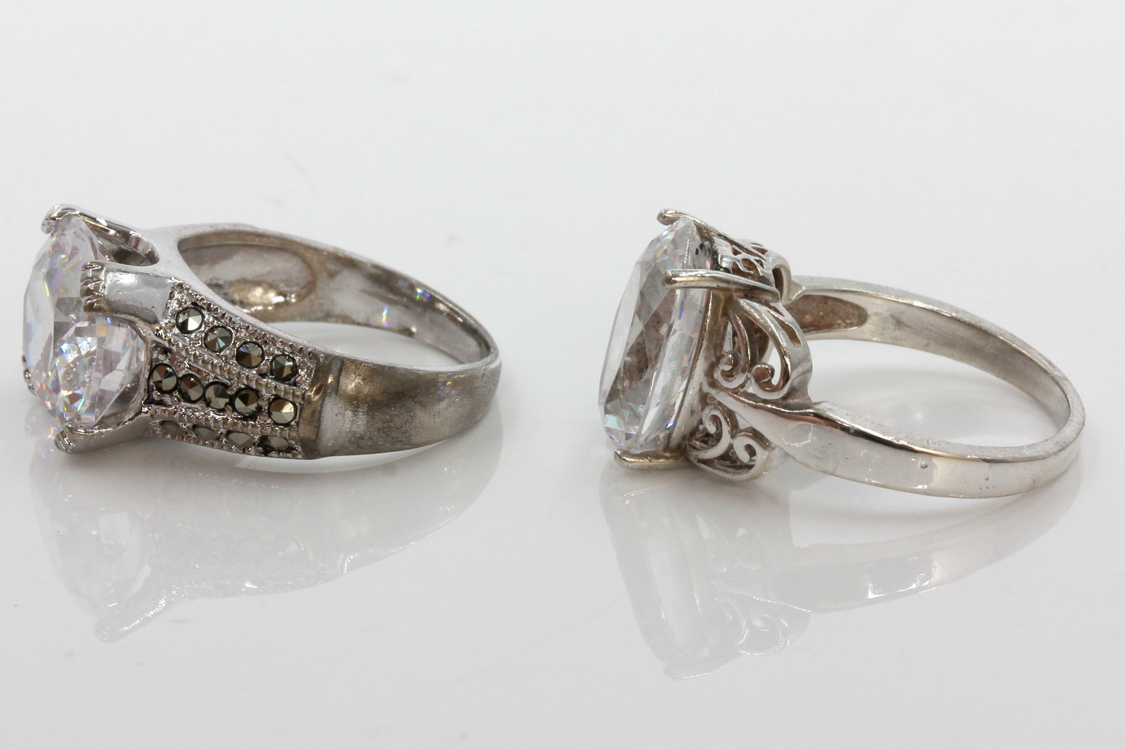 Sterling Silver Cubic Zirconia Rings