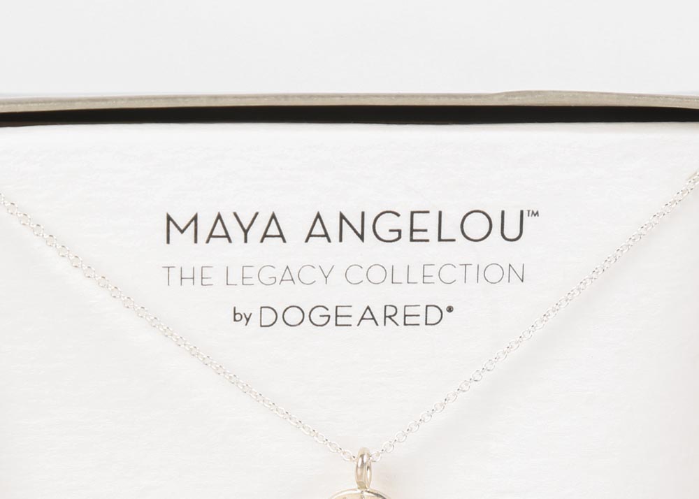 Dogeared Maya Angelou Legacy Collection Sterling "Normal" Necklace