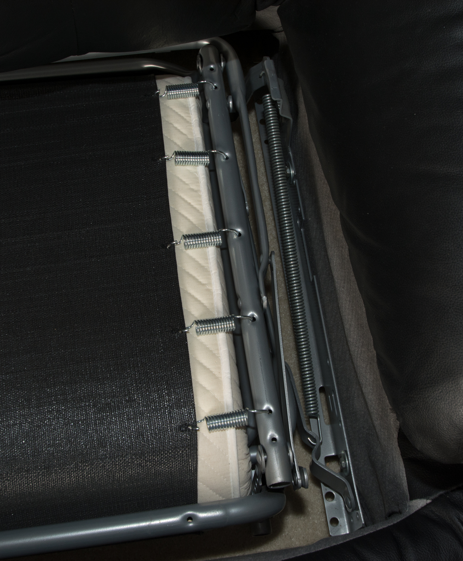 Black Leather Sleeper Sofa