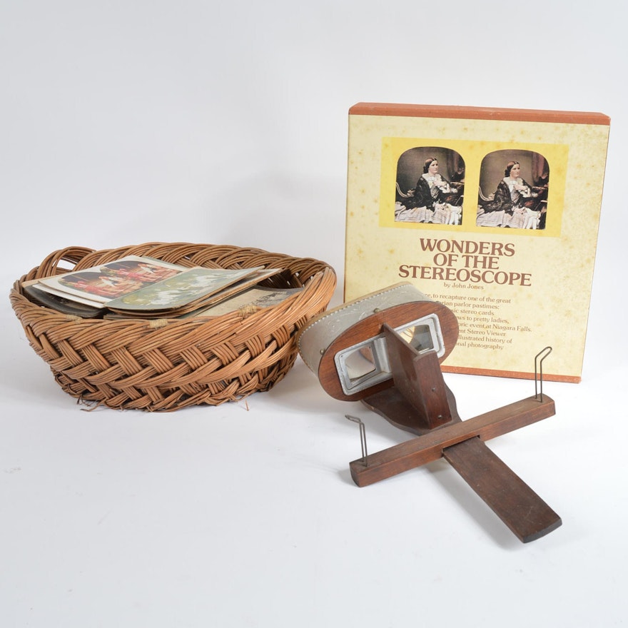 Monarch Stereoscope with Cards and Book