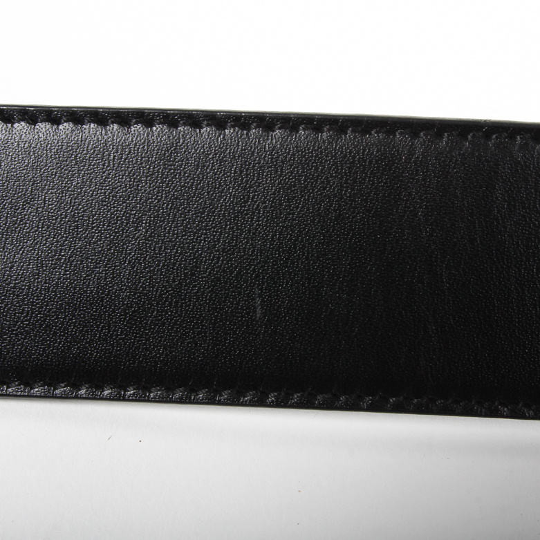 Gucci Black Leather Belt