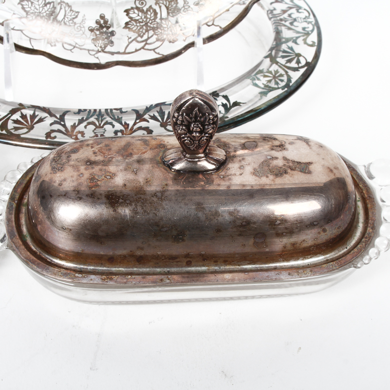 Glass and Silver Tableware Assortment