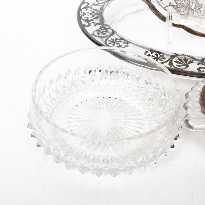 Glass and Silver Tableware Assortment
