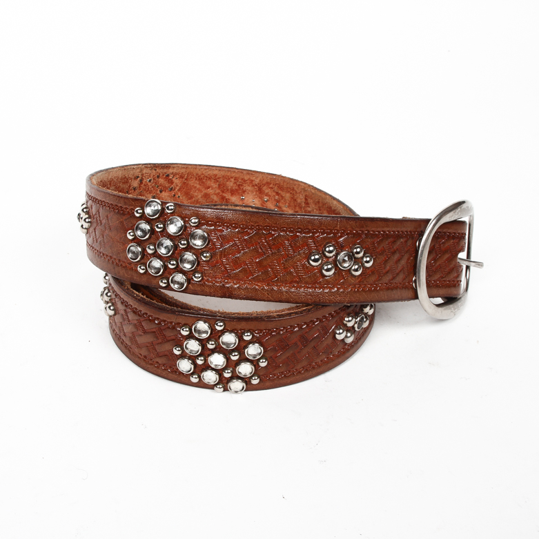 Grouping of Leather Belts Including B-Low the Belt