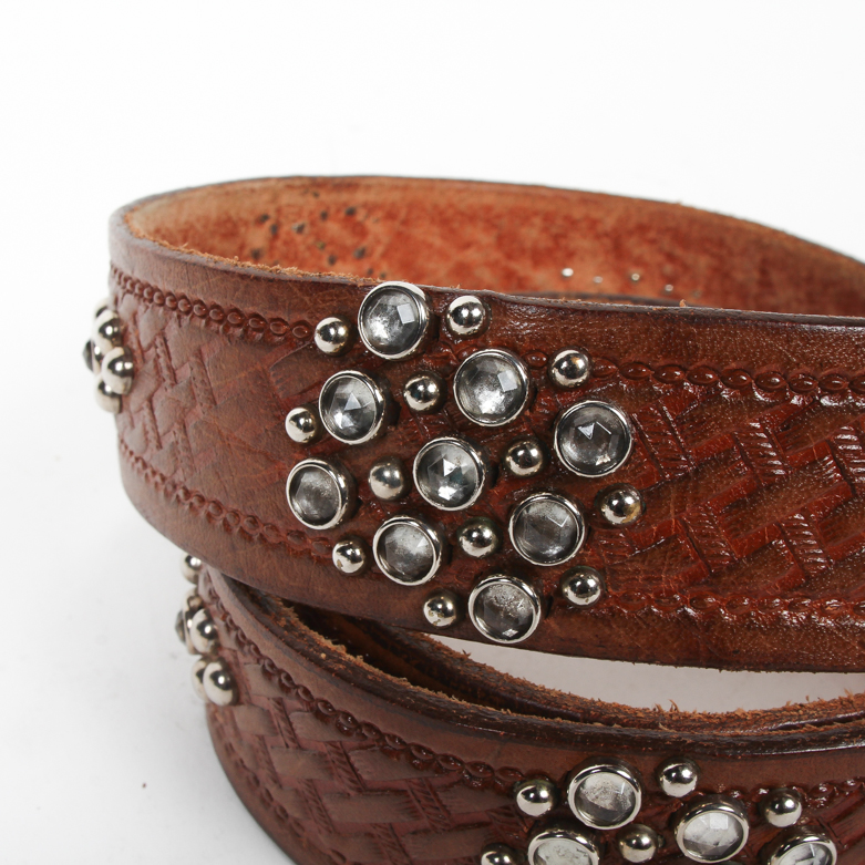 Grouping of Leather Belts Including B-Low the Belt