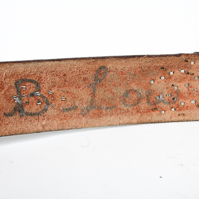 Grouping of Leather Belts Including B-Low the Belt