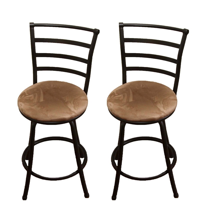 Pair of Swivel Bar Stools