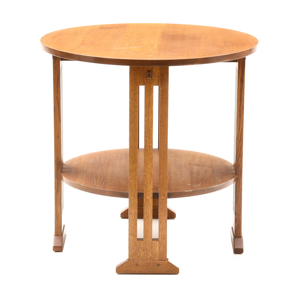 Stickley Circular Accent Table