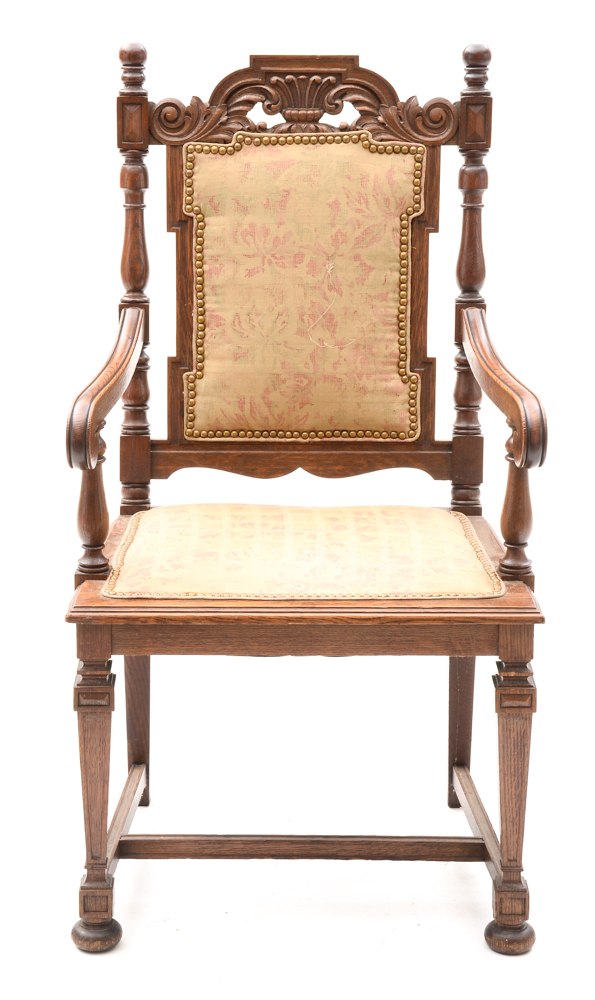 Set of Antique Oak Dining Chairs