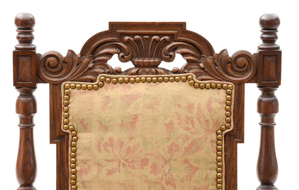 Set of Antique Oak Dining Chairs