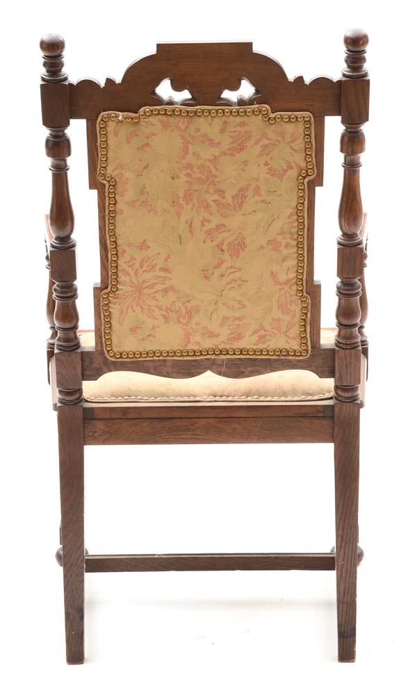 Set of Antique Oak Dining Chairs