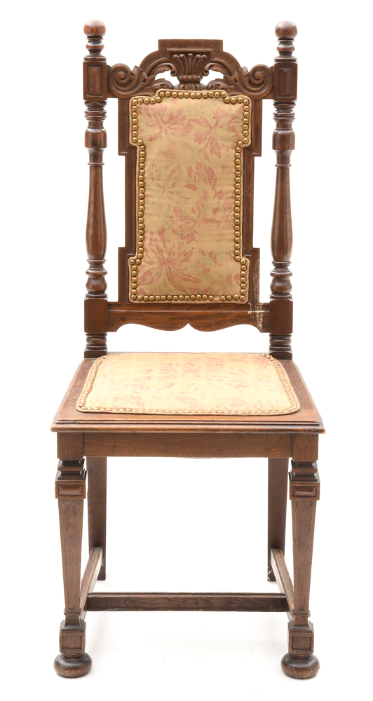 Set of Antique Oak Dining Chairs