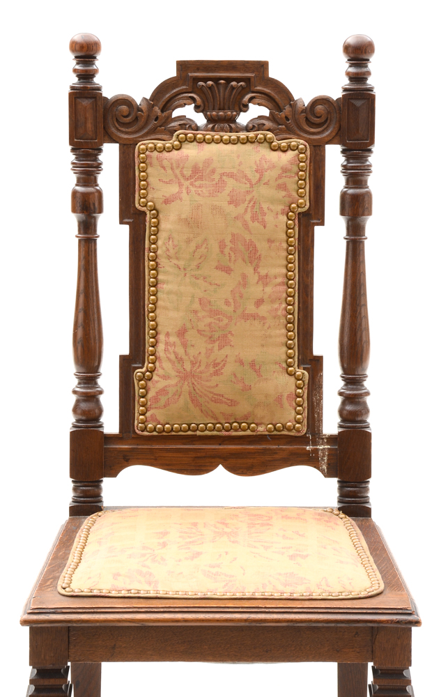 Set of Antique Oak Dining Chairs